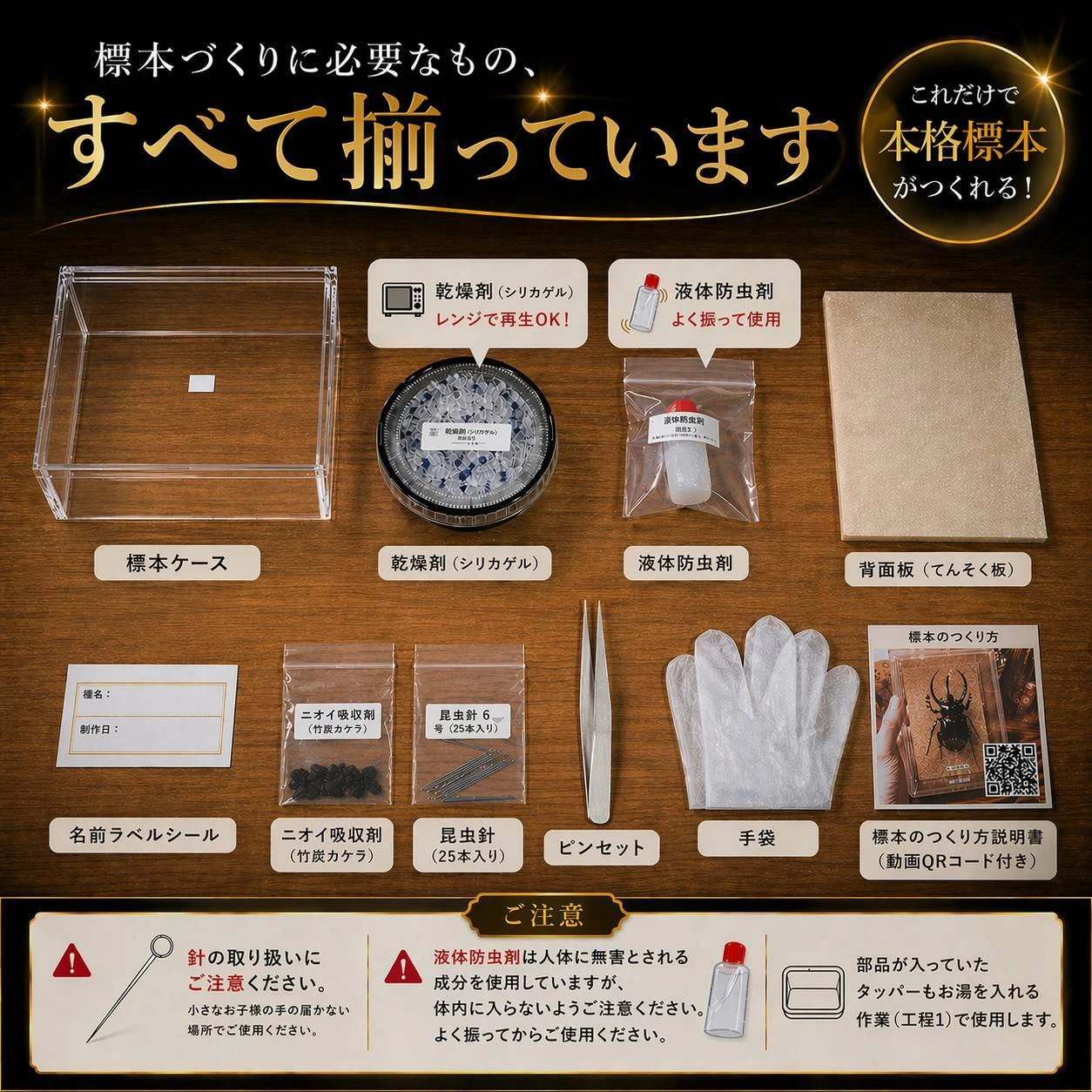 キットに含まれる充実の内容